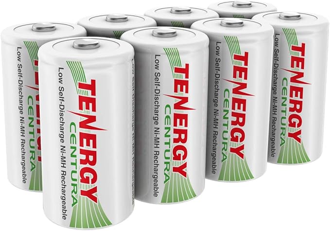 tenergy centura 镍氢可充电c电池,4000mah c电池,低自放电c电池,预充